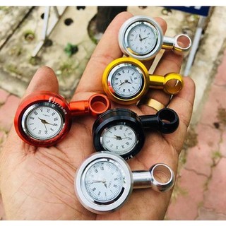 Đồng hồ mini gắn kính xe máy nizoma nhiều màu đẹp mắt (không kèm pin & ốc)