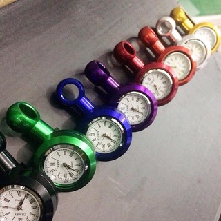 Đồng hồ mini gắn kính xe máy nizoma nhiều màu đẹp mắt (không kèm pin & ốc)