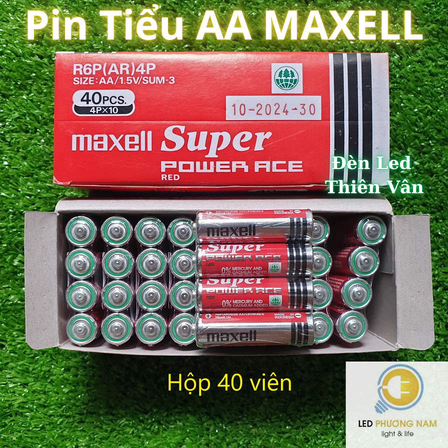 [ Maxell Hộp ] Pin vuông 9V - AA - AAA Super Power