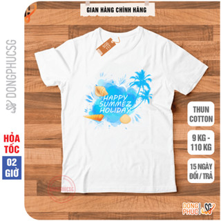 Áo thun hội nhóm mẫu Summer độc đáo thun cotton phông mềm mịn dày dặn màu trắng SGS117 | DONGPHUCSG
