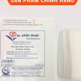 Gạc đắp mặt combo 100 miếng