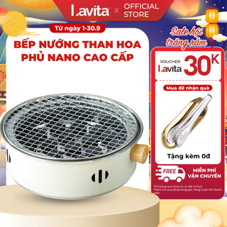 Bếp nướng thịt BBQ Hàn Quốc, bếp nướng than hoa chất liệu thép không gỉ không tạo khói