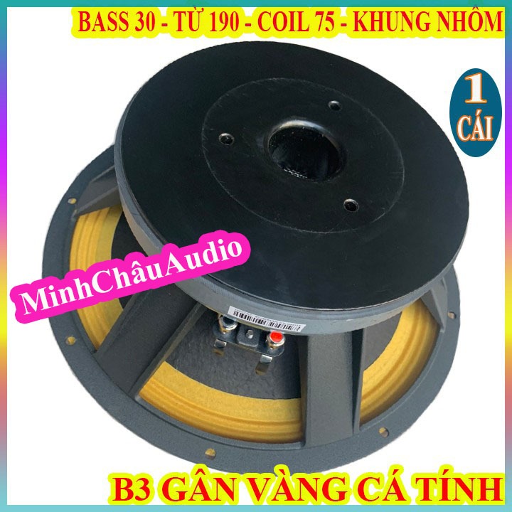 CỦ LOA BASS 30 B3 AUDIO COIL 75 TỪ 190 GÂN VÀNG CAO CẤP - GIÁ 1 LOA