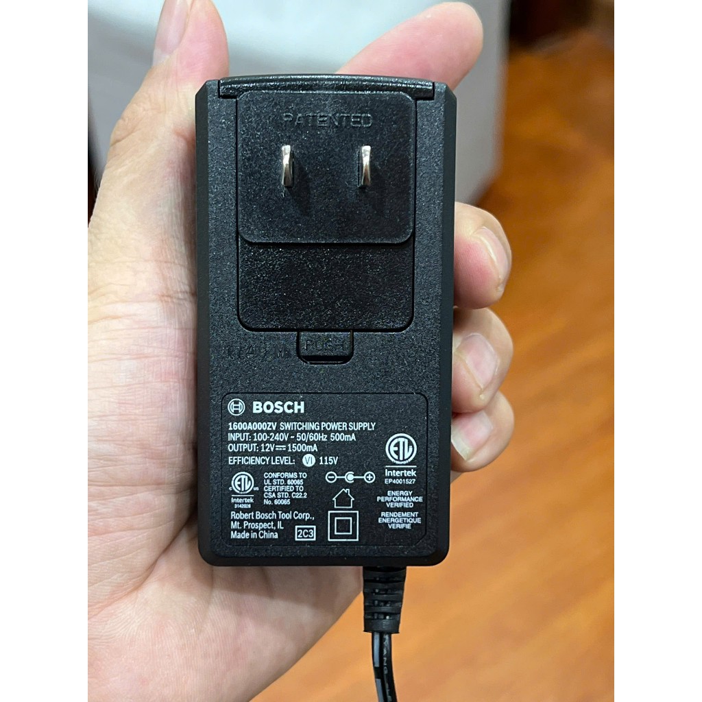 adapter nguồn Bosch 12v 1.500ma model 1600A000ZV