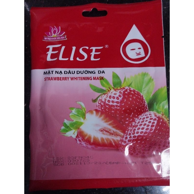Mặt nạ dưỡng trắng da Dâu Elise