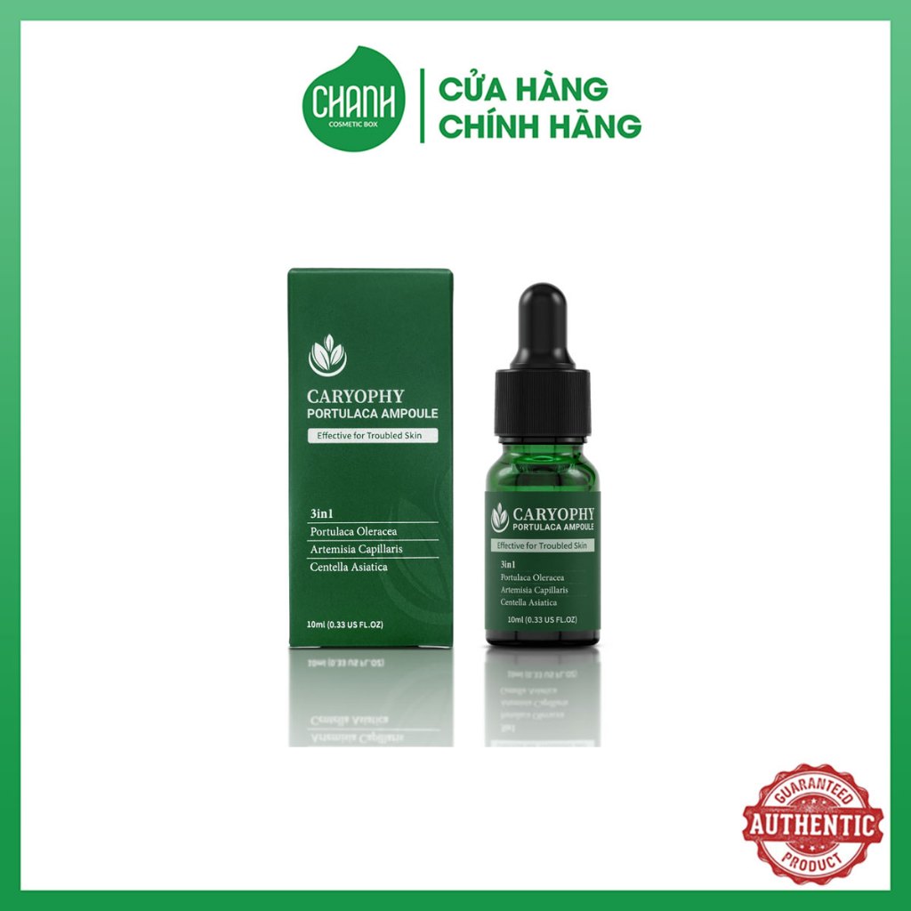 Serum Giảm Mụn Mờ Thâm Caryophy Portulaca Ampoule