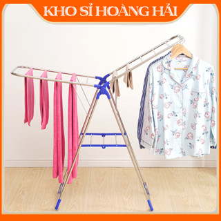 Giá phơi quần áo gấp gọn chữ A, inox cao cấp, Sào phơi đồ phù hợp với nhà diện tích nhỏ, chung cư