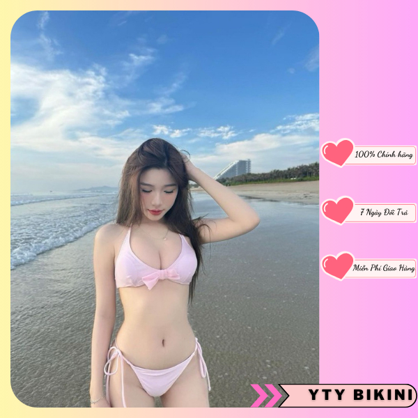 Bikini áo tắm hai mảnh Hồng phấn siêu tôn da quần lọt nhỏ xinh ( sẵn hàng hcm ) | BigBuy360 - bigbuy360.vn
