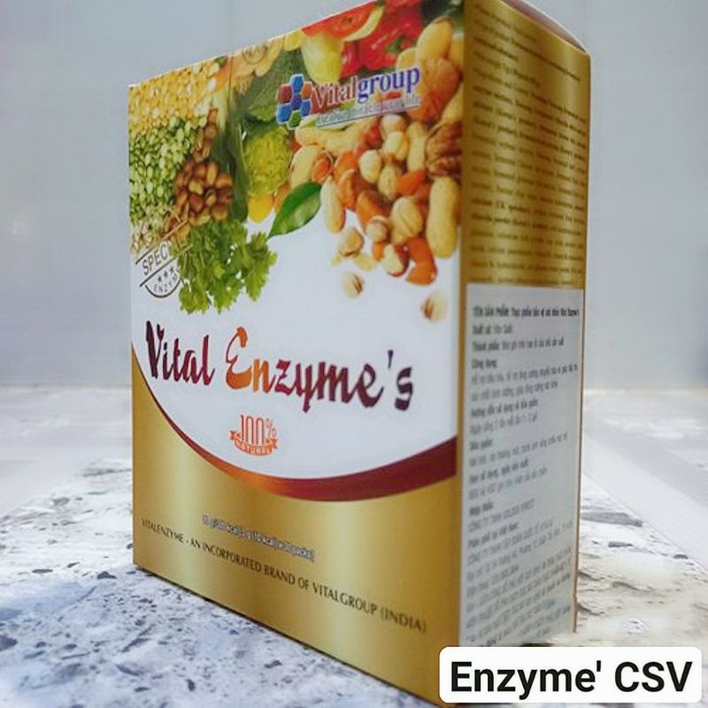 Vital Enzyme chính hãng cho ba mẹ Cửa Sổ Vàng gom chung- Hàng Công ty (30 gói/hộp)