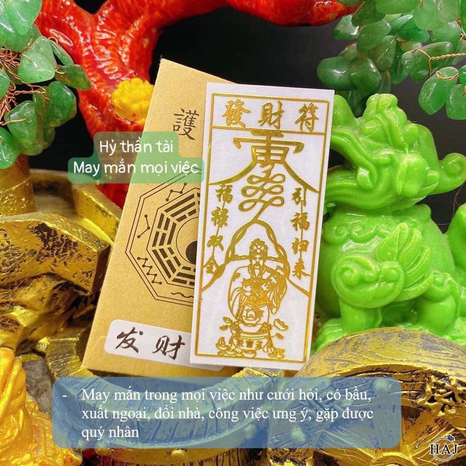 [GIÁ SỐC] Miếng dán điện thoại HỶ THẦN TÀI đẹp lung linh,  miếng dán điện thoại phong thuỷ đẹp lung 