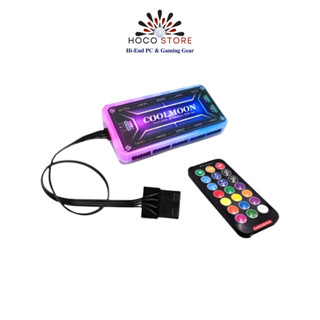  Combo Hub + remote Coolmoon Fan RGB l Hoco Store PC 