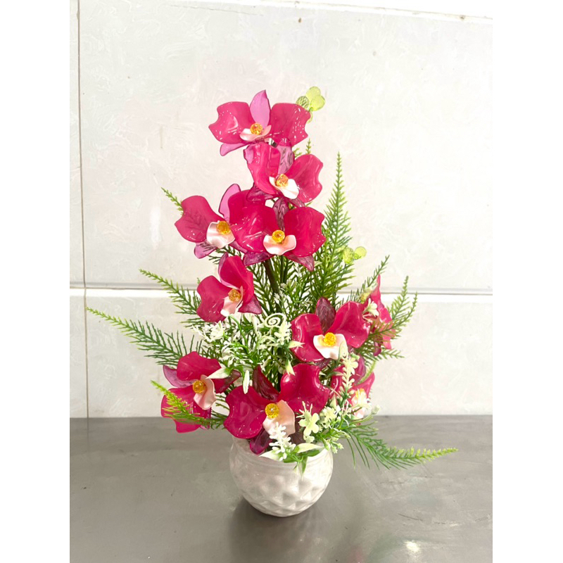 Chậu hoa cắm sẵn cao 30cm