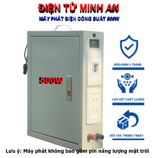 Máy phát điện năng lượng mặt trời di động công suất 500w