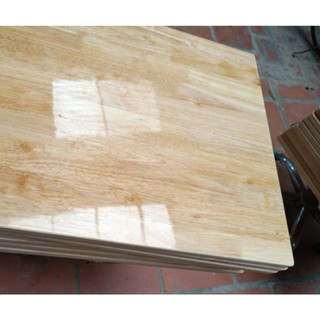 Mặt bàn dài 100cm rộng 15cm,20cm,25cm,30cm,... gỗ thịt , mặt bàn gỗ cao su phun bóng 2 mặt đẹp loại1
