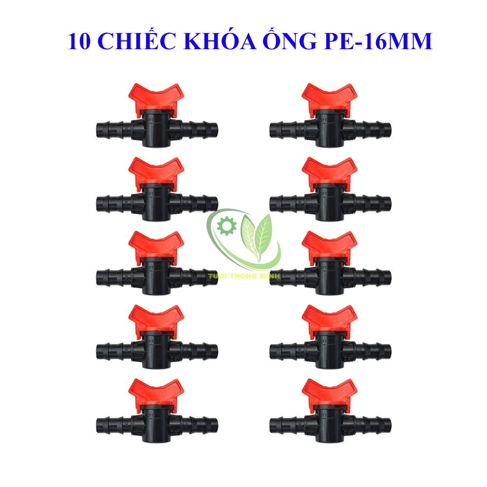 Bịch 10 van khóa ống PE 16mm