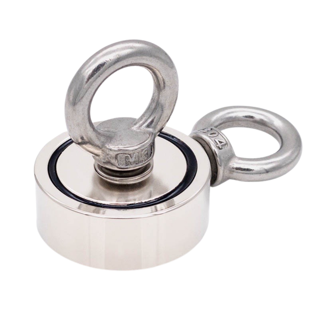 Nam châm cứu hộ D74x25mm (tặng dây cứu hộ dài 10 mét có móc từ)