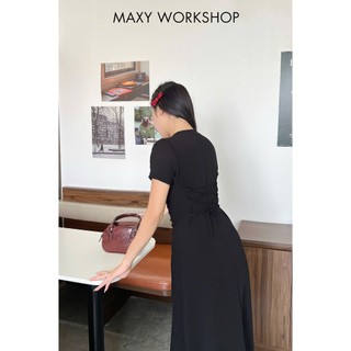 Đầm thắt dây chéo lưng Cross Back Dress Maxy Workshop