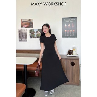 Đầm thắt dây chéo lưng Cross Back Dress Maxy Workshop