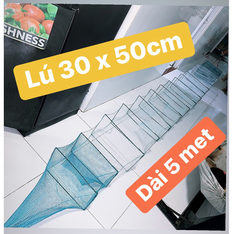 Lú 12 cửa ngục khung to 30 x 50cm Lú dài 5 met Lú 18 khung kẻm bọc nhựa Mắt lưới từ 1,5p đến 4p