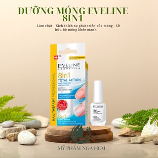 Sơn Dưỡng Móng Eveline 8in1 Total Action 12ml