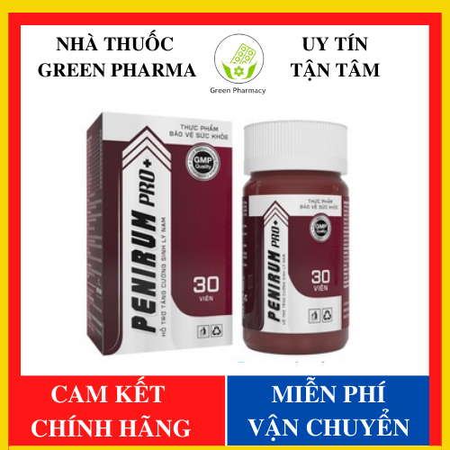 Viên Uống Cải Thiện Sinh Lý Cho Phái Mạnh Penirum PRO+ Hộp 30 Viên
