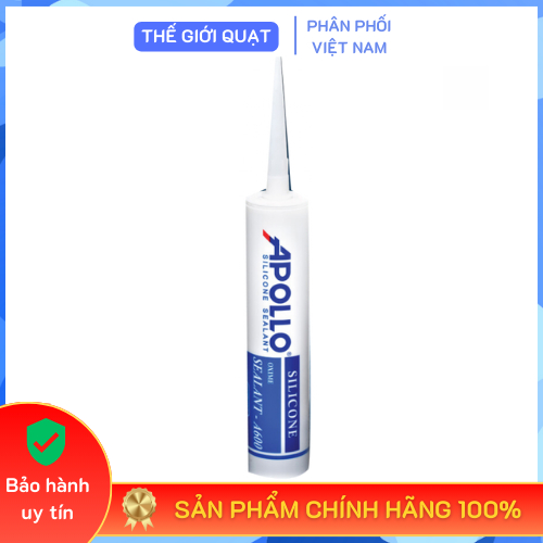 [HỎA TỐC] Keo silicon Apollo A600 chống thấm tốt (trong - sữa - đen) - Hàng chính hãng