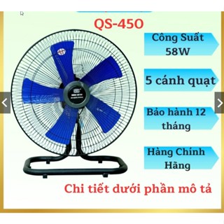 Quạt Sàn Chân Quỳ Thân Sắt Điện Cơ 91 Bộ Quốc Phòng QS-400 / QS-450