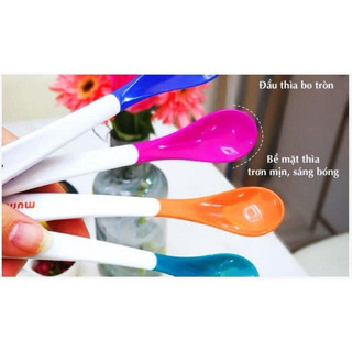 [CHÍNH HÃNG] Thìa mềm báo nóng Munchkin (lẻ 1 cái/set 2 cái)