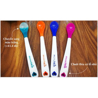 [CHÍNH HÃNG] Thìa mềm báo nóng Munchkin (lẻ 1 cái/set 2 cái)