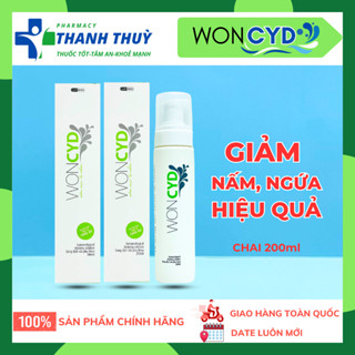 Dung Dịch Vệ Sinh WONCYD, BV TỪ DŨ KHUYÊN DÙNG, Giúp Phòng Tránh Các Bệnh Phụ Khoa, Chai 200ml