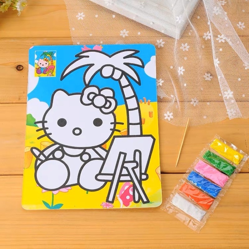 Tranh cát khổng lồ cho bé