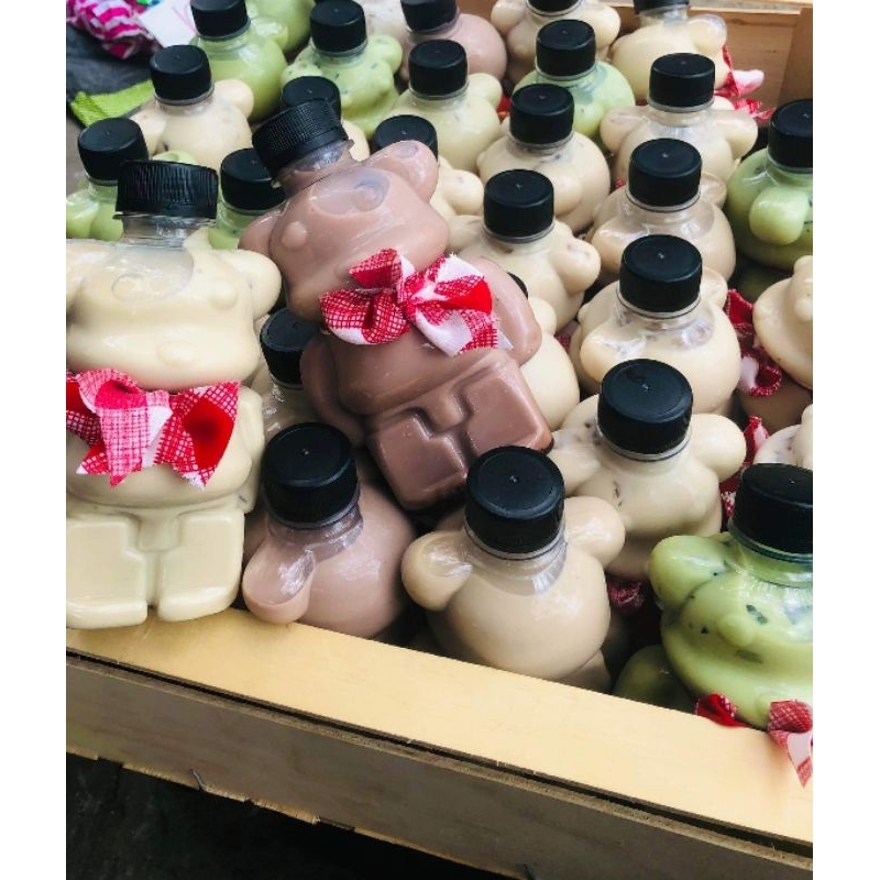 Combo (20 /30/50 )chai gấu 330ml rất cute kèm nắp sản phẩm đã được Tezt kiểm định chất lượng