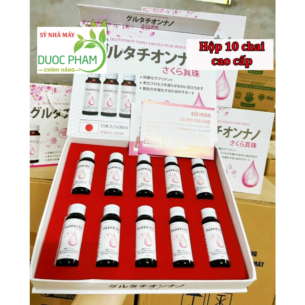 COLLAGEN NANO - Collagen glutathione giúp trắng da bật tông trẻ hoá và xoá mờ nám bật tông