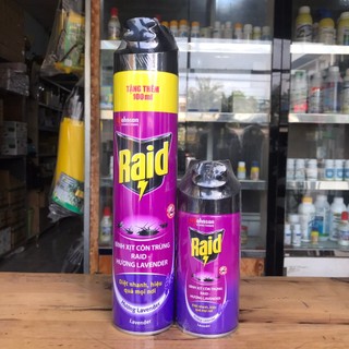 Thuốc xịt muỗi - côn trùng Raid 520ml