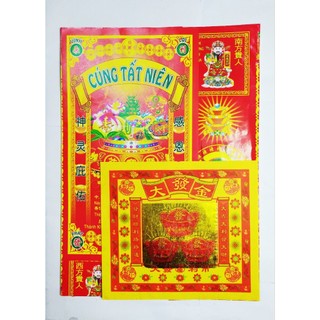 Giấy cúng TẤT NIÊN(đủ bộ đầy đủ)