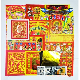 Giấy cúng TẤT NIÊN(đủ bộ đầy đủ)