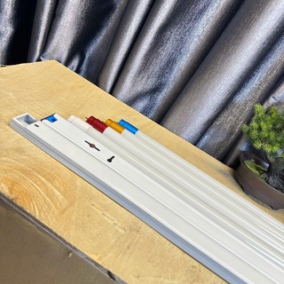 COMBO 3 Bóng Đèn, Máng Đèn Led Tuýt 60Cm / 1m2 Đầu Nhôm
