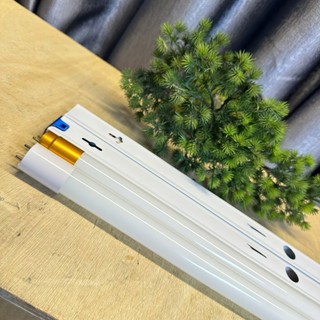 COMBO 3 Bóng Đèn, Máng Đèn Led Tuýt 60Cm / 1m2 Đầu Nhôm