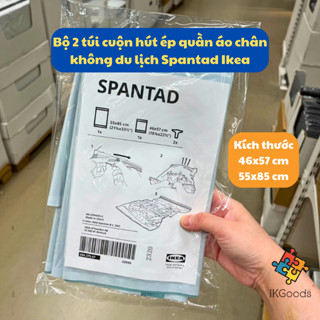  Bộ 2 túi cuộn hút ép quần áo chân không du lịch Spantad Ikea 