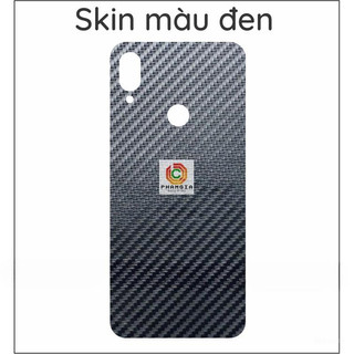 Miếng dán mặt lưng skin carbon Xiaomi Redmi Note 7/ Note 7 Pro