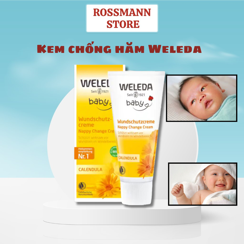 Kem chống hăm Weleda 75ml - Đức
