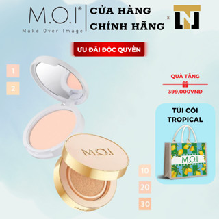 Combo Phấn Nước Premium Baby Skin Cushion MOI Cosmetics 13g và Phấn phủ mềm mượt Baby Skin Powder 10g