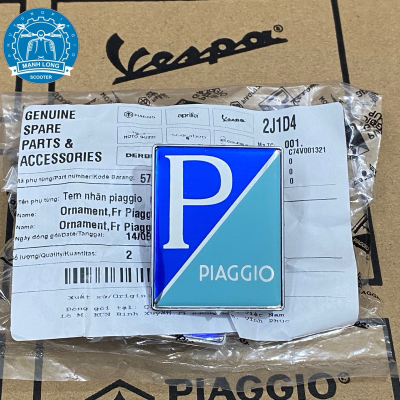 Lô gô Vespa ( lô gô vuông phe cài ) 576464