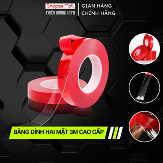 Băng Keo 3M Trong Suốt - Băng Keo 2 Mặt Cường Lực Siêu Dính - Băng Dính 2 mặt cường lực 3M Cao Cấp