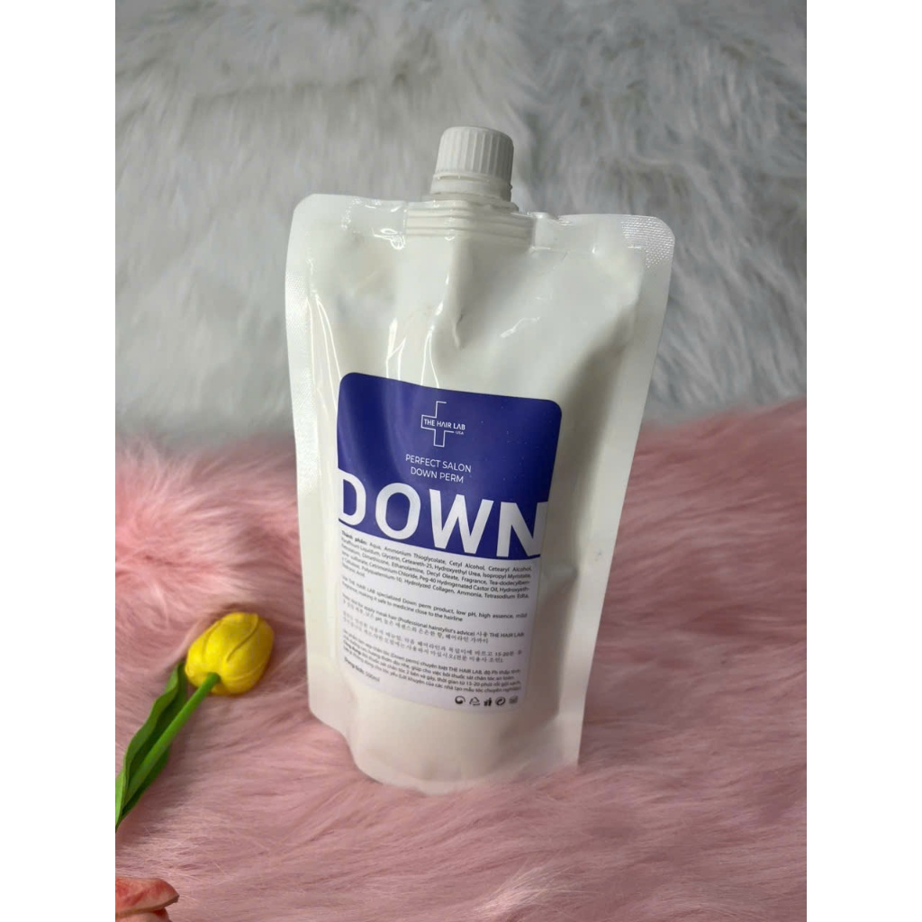 Ép side DOWN PERM 500ml KEM ÉP SIDE TÓC MÙI THƠM - Mùi thơm dịu nhẹ độ PH thấp tinh chất dưỡng cao