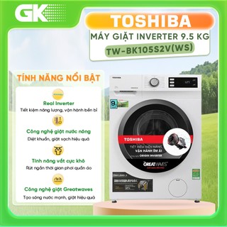 Tw-bk105s2v - máy giặt toshiba inverter 9.5 kg tw-bk105s2v mới 2020