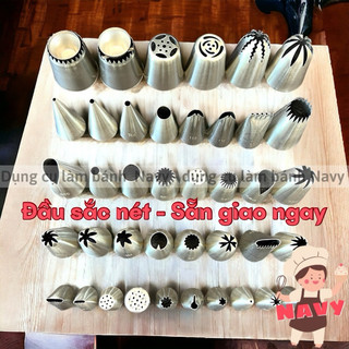 đui sò bắt kem trang trí bánh