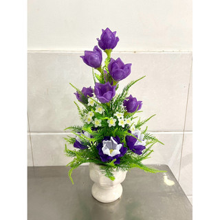 Chậu hoa pha lê cao 45-50cm