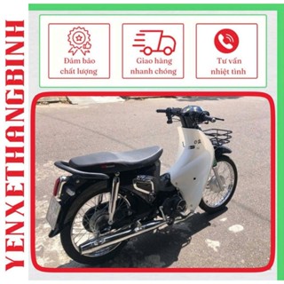 Yên Cub Dài Gọt 2 Tầng Mỏng, Yên Xe Cud Độ ,Yên Cub Gọt 2 Tầng, Đế nhựa Phong Nguyên bền đẹp A06 yenxethangbinh