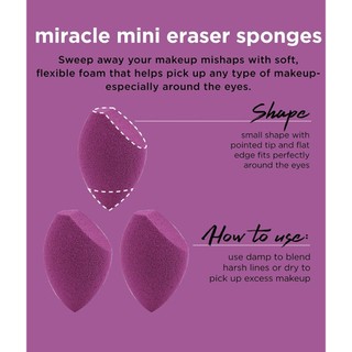 Bộ 6 bông mút trang điểm Real Techniques Miracle Complexion 6 Sponge. Bông phấn
